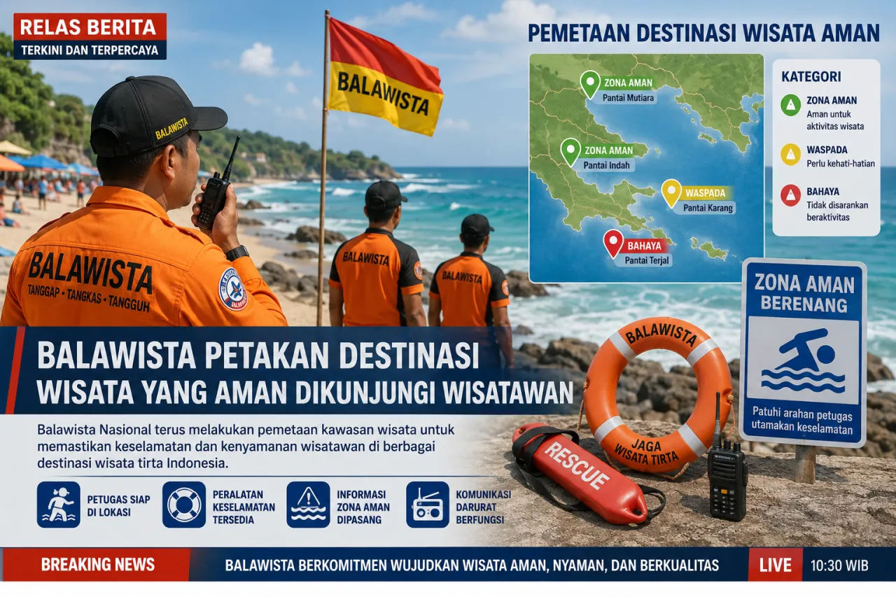 BALAWISTA PETAKAN DESTINASI WISATA YANG AMAN UNTUK DIKUNJUNGI WISATAWAN