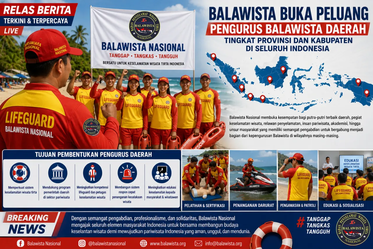 BALAWISTA BUKA PELUANG PENGURUS BALAWISTA  TINGKAT PROVINSI DAN KABUPATEN DI SELURUH INDONESIA